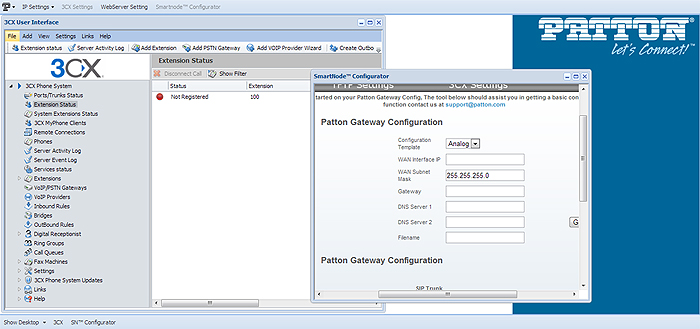 SmartNode Branch eXchange GUI