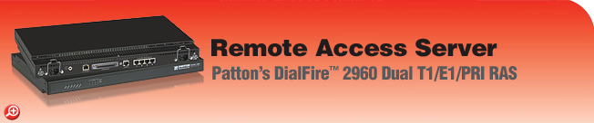 DialFire™ Model 2960/48 RAS - 48-Port, V.92/V.110/V.90/ISDN, Dial-Up, Remote Access Server (RAS) DialFire™ Model 2960/48 RAS - 48-Port, V.92/V.110/V.90/ISDN, Dial-Up, Remote Access Server (RAS)