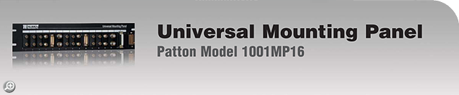 Model 1001MP16 - 16-Slot Universal Mounting Panel Model 1001MP16 - 16-Slot Universal Mounting Panel