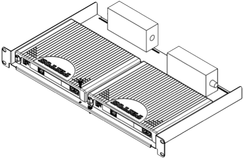 Mounting option – Connectors front