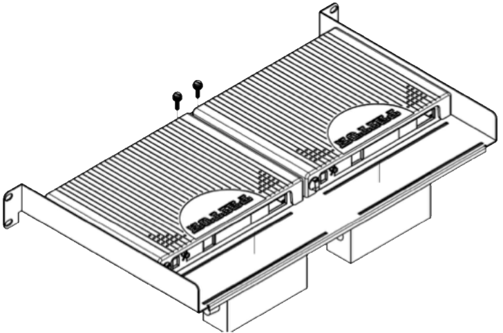 Mounting option – Connectors rear