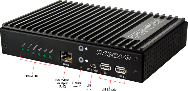 FiberPlex FPX6000 front view