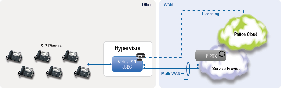 Virtual SmartNode Hosted PBX