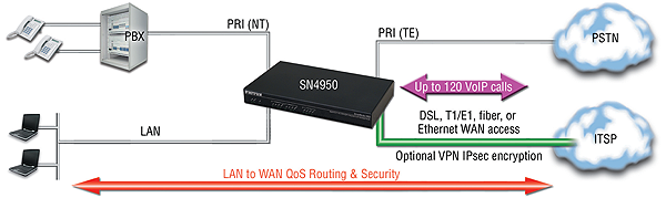 SmartNode 4950 application diagram