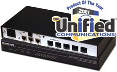 Patton receives INTERNET TELEPHONY Excellence Award