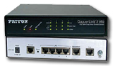 Photo shows CopperLink Model 2160 High-speed, Long-range Ethernt Extender