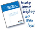 New VoIP Whitepaper - Securing Internet Telephony