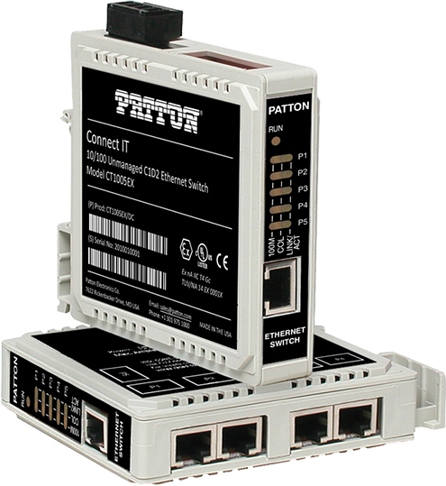 5 Port Industrial Gigabit Network Switch - Ethernet Switches