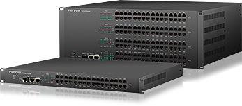SmartNode 4740 - Analog VoIP Router with 12-32 FXS/FXO ports. VoIP routers or router-with-VoIP  + analog ports
