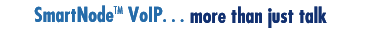 SmartNode™ VoIP. . . more than just talk