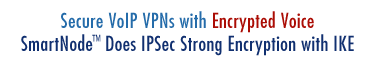 Secure VoIP VPNs with Encrypted Voice - SmartNode Does IPSec with IKE