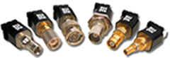 Photo of six variations of the Model 430 Krone Balun Seriess