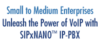 Small to Medium Enterprises - Unleash the Power of VoIP with Patton's SIPxNANO™ IP-PBX