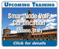 Upcoming Training - SmartNode VoIP Certification, Milano, Italy. Go to https://www.patton.com/training/schedule.asp#smartnode_cert